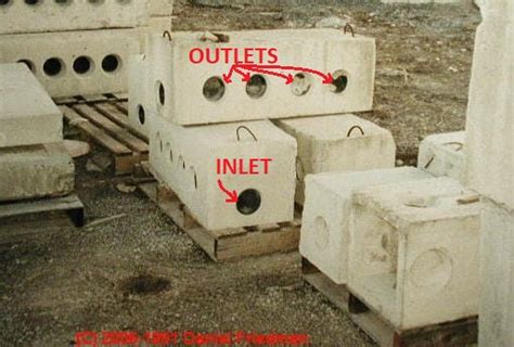 damaged septic distribution box|concrete septic distribution box.